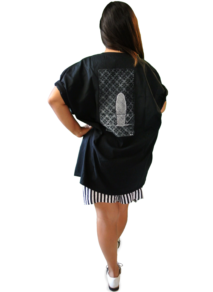 Q Black & White T-Shirt